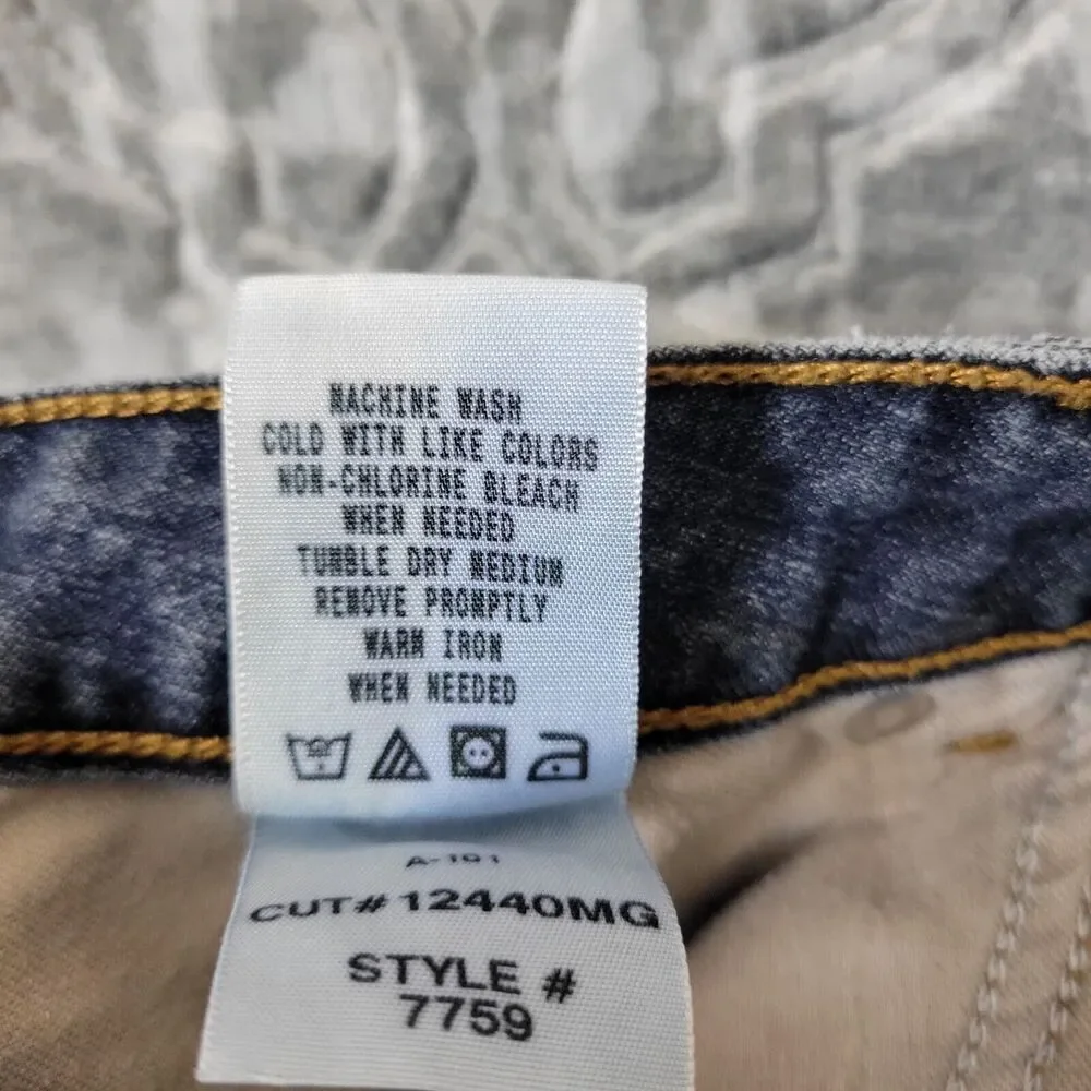 Vintage American Eagle Jeans Womens 6 Blue Favorite Fit Distressed Flare Y2K